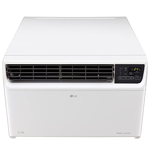 LG 1.5 Ton 3 Star DUAL Inverter Window AC (Copper, Convertible 4-in-1 cooling, 4 Way Air Swing, HD Filter, 2024 Model, TW-Q18WUXA, White)