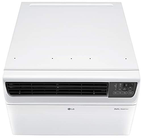 LG 1.5 Ton 3 Star DUAL Inverter Window AC (Copper, Convertible 4-in-1 cooling, 4 Way Air Swing, HD Filter, 2024 Model, TW-Q18WUXA, White)