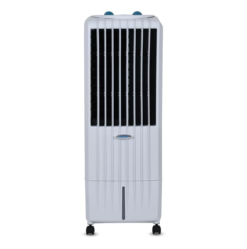 Symphony Diet 12T Personal Tower Air Cooler for Home with Honeycomb Pad, Powerful Blower, i-Pure Technology and Low Power Consumption (12L, White)