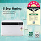 LG 1.5 Ton 3 Star DUAL Inverter Window AC (Copper, Convertible 4-in-1 cooling, 4 Way Air Swing, HD Filter, 2024 Model, TW-Q18WUXA, White)