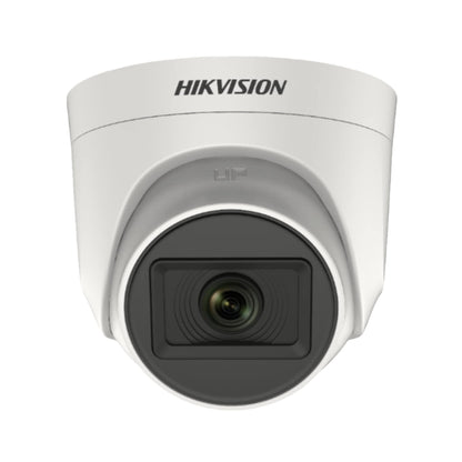 HIKVISION 5 MP Indoor Dome CCTV Camera with inbuilt Audio Mic DS-2CE76H0T-ITPFS White Wired, 1080P