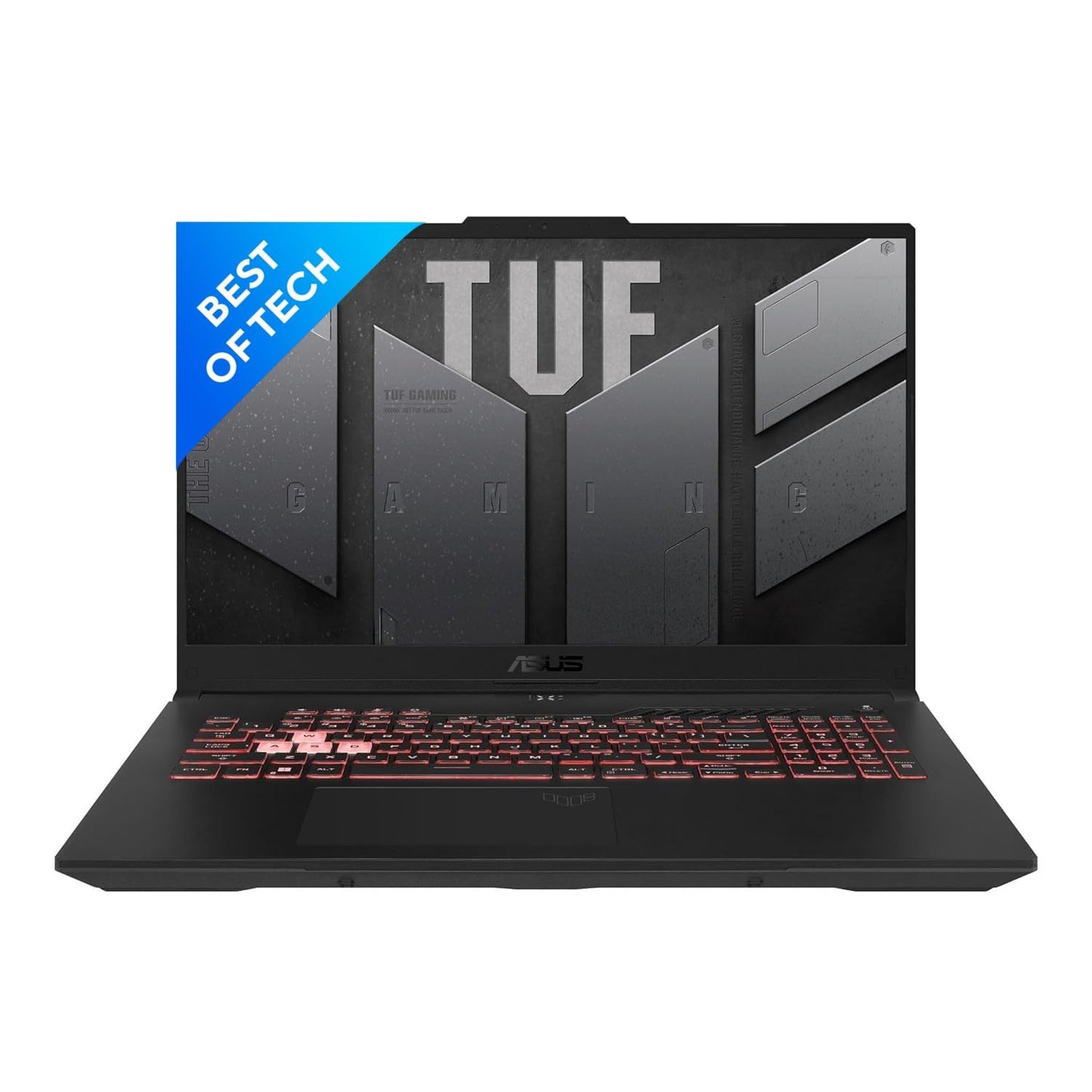 ASUS TUF Gaming F17 (2022) Gaming Laptop,17.3"(43.94 cms) FHD 144Hz, RTX 3050 4GB GPU, (16GB RAM /512GB SSD/90WHr Battery/Windows 11/Gray/2.6 Kg), FX707ZC4-HX067W